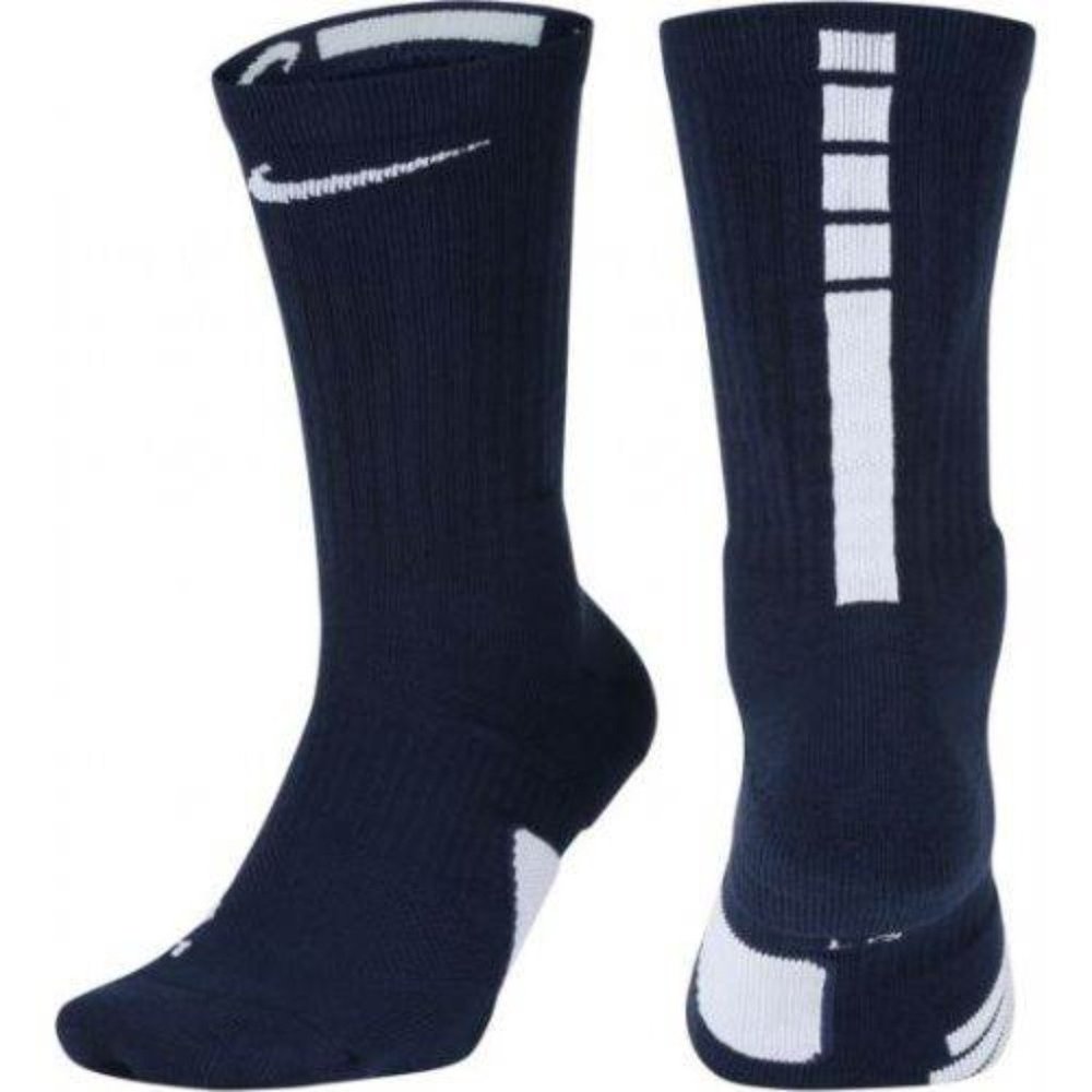 Men's Nike Elite Crew Socks | L | Navy Blue/White